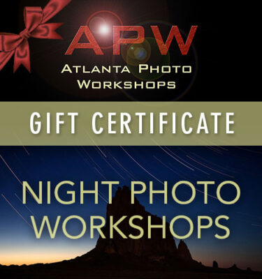 Gift Certificate - Night Photo Workshops at Atlanta Photo Workshops